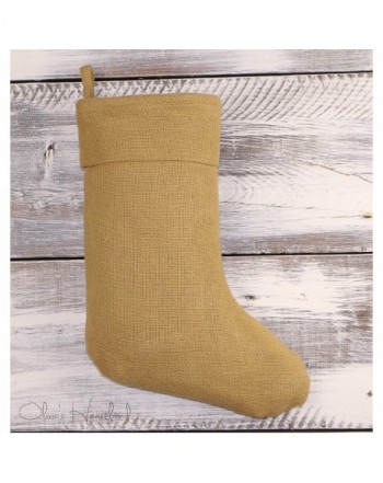 Olivias Heartland Natural Christmas Stocking