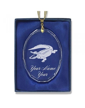 SkunkWerkz Christmas Alligator Personalized Engraving