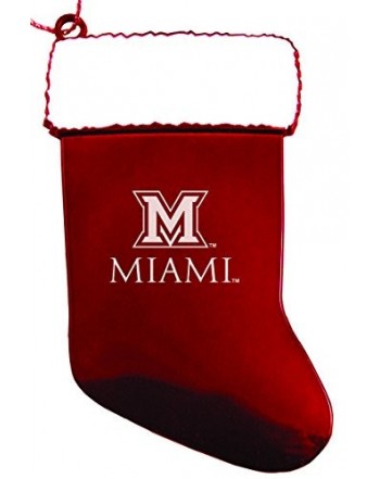 Miami University Chirstmas Stocking Ornament