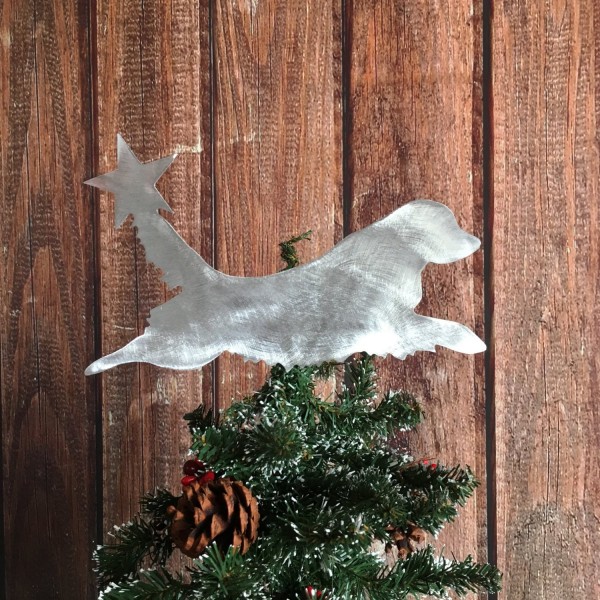 Retriever Christmas Holiday Decoration Aluminum