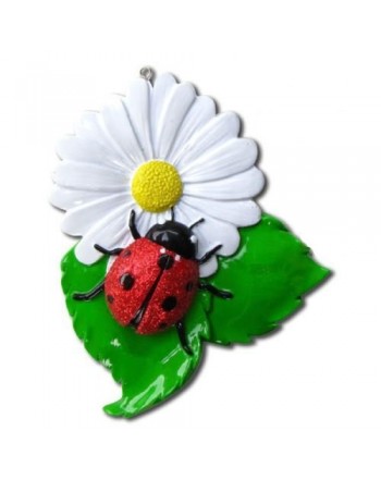 Ladybug Personalized Christmas Tree Ornament