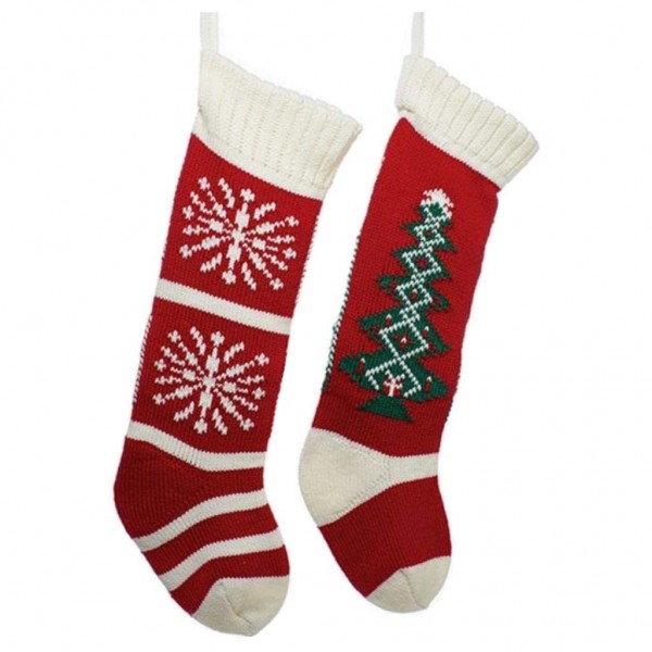 Kurt Adler Christmas Snowflake Stockings