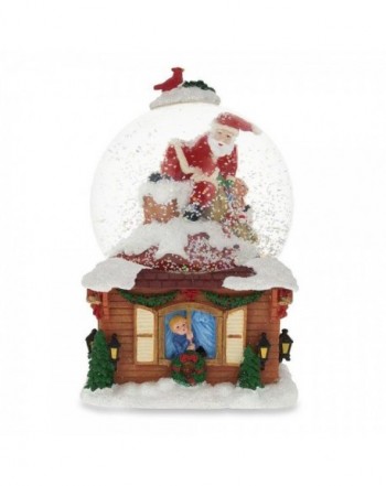 BestPysanky Santa Chimney Musical Globe