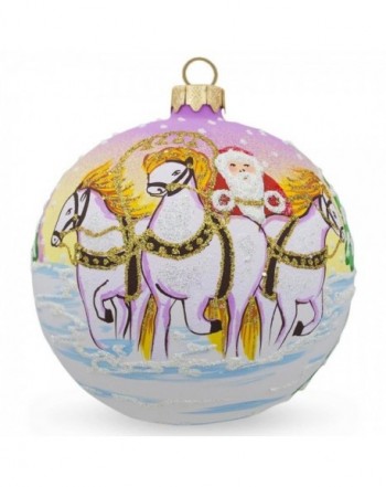 BestPysanky Winter Riding Christmas Ornament