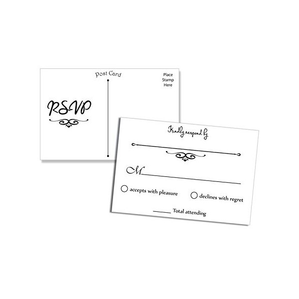 RSVP Postcards Thick Card Stock RSVP Postcards Thick Card Stock