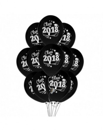 Class Graduation Latex Balloons Black