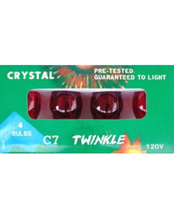 transparent replacement twinkle blinking lights