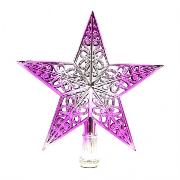 Christmas Topper Decorative Ornament Purple