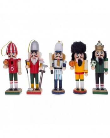 Football Baseball Basketball Nutcracker Ornaments