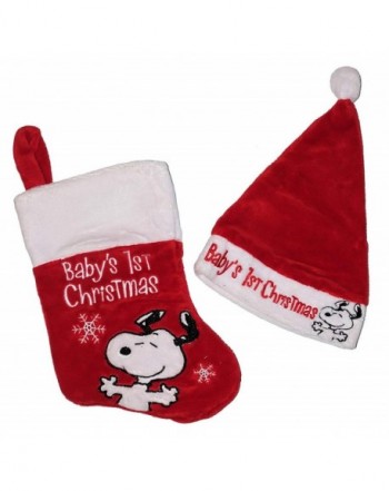 Peanuts Snoopy Babys Christmas Stocking