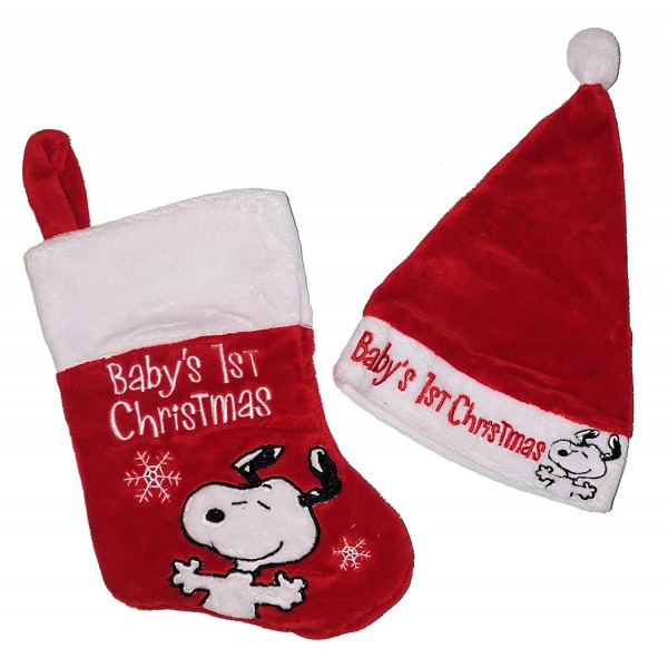 Peanuts Snoopy Babys Christmas Stocking