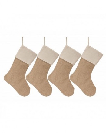 WeiVan Christmas Stocking Burlap Decorum