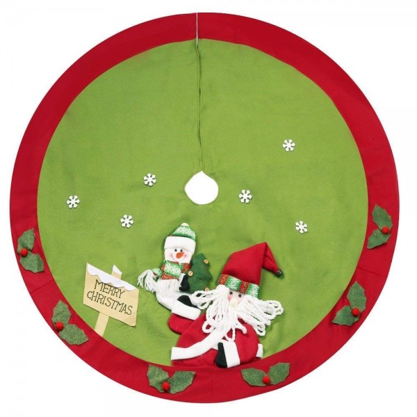 Mocoosy Christmas Snowman Decorations Yellow Green