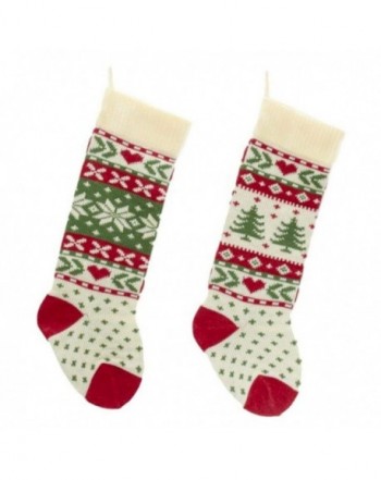 Kurt Adler Christmas Snowflake Stockings