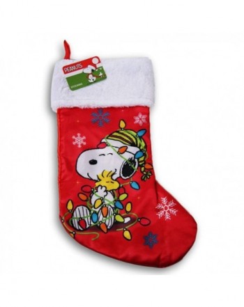 Peanuts Snoopy Woodstock Christmas Stocking