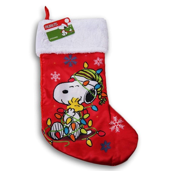 Peanuts Snoopy Woodstock Christmas Stocking