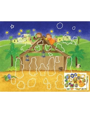 Magnificent Manger Sticker Advent Calendar