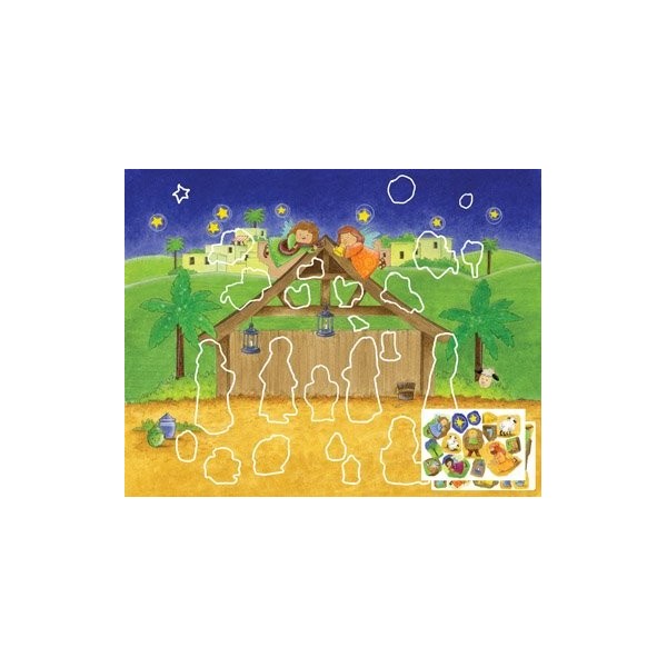 Magnificent Manger Sticker Advent Calendar
