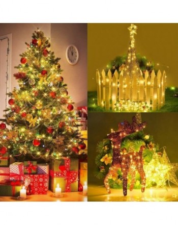 2 Pack 60 LED Fairy String Lights - 20ft 8 Modes Starry Lights with ...