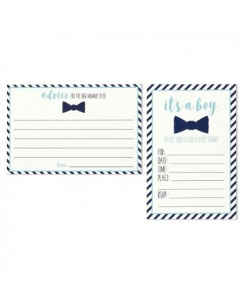 Pack Shower Invitations Advice Cards