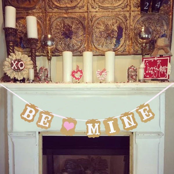 Mine Banner Valentines decorations Valentine