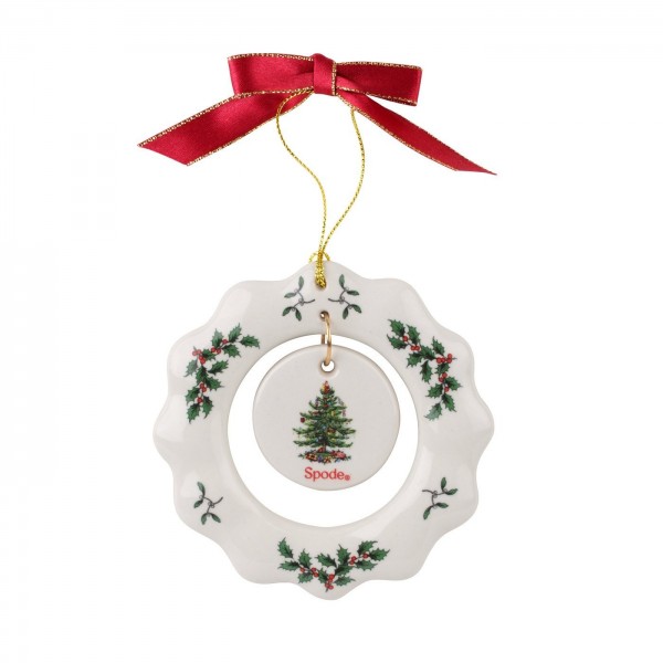 Spode Christmas Tree Poinsettia Piece