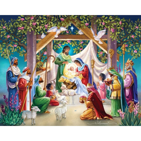 Vermont Christmas Company Calendar Nativity