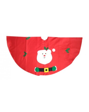 Santa Claus Pattern Felt Med/Reg Size Christmas Tree Skirt - 38 ...