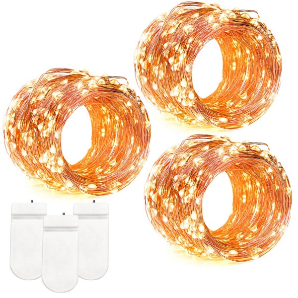 DecorNova 60 LED Lights String Copper