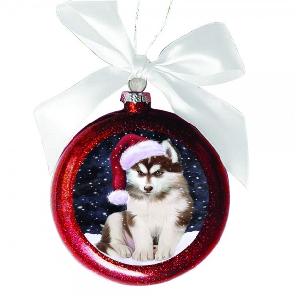 Christmas Holiday Siberian Ornament RBSOR48727