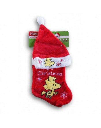 Peanuts Woodstock Christmas Plush Stocking