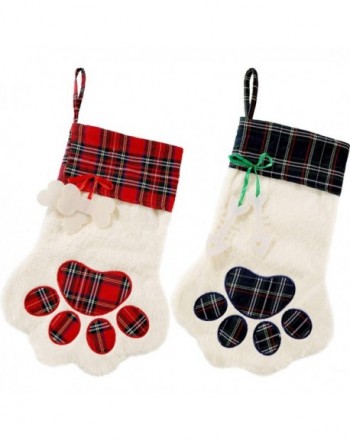 Jetec Christmas Stockings Fireplace Decoration