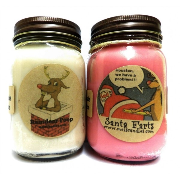 Reindeer Country Christmas Candles Approximate