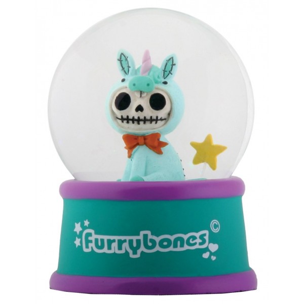 Resin Furrybones Water Globe Figurine