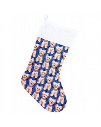 Downright Bandanas Yorkie Christmas Stocking