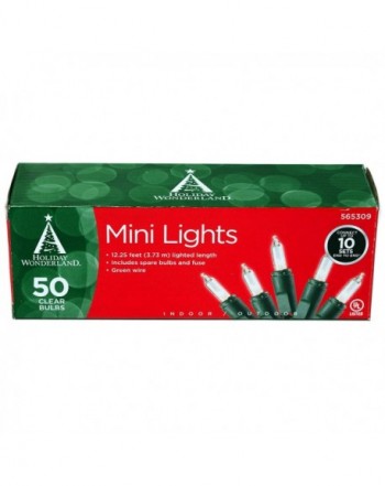 50 Count Clear Christmas Light Set