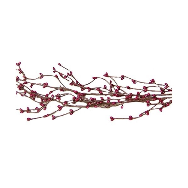 CWI Gifts Garland 4 Feet Burgundy