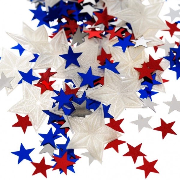 Paper Art Patriotic Satin Confetti