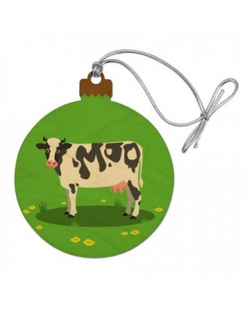 Dairy Flowers Christmas Holiday Ornament