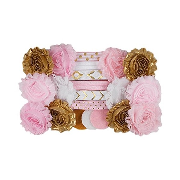 Pink Gold Headband Headbands Birthday