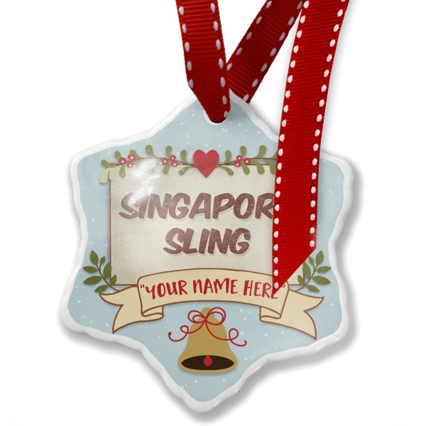 NEONBLOND Singapore Cocktail Christmas Ornament