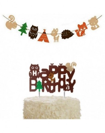 Bozoa Birthday Forest Animal Decoration