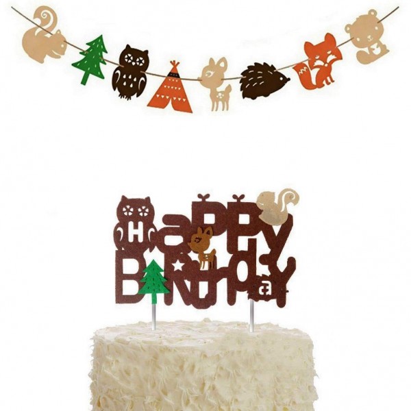 Bozoa Birthday Forest Animal Decoration