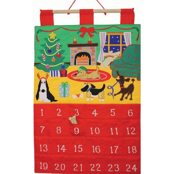 Fabric Advent Calendar Countdown Christmas