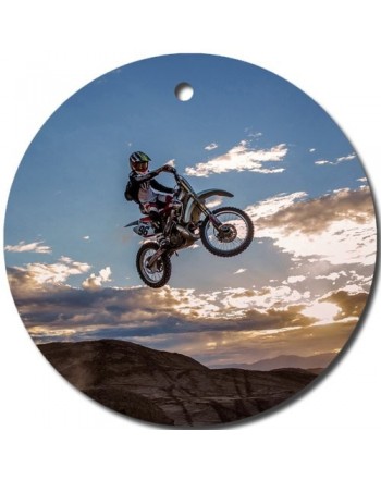 Motorcycle Motocross Ornament porcelain Christmas