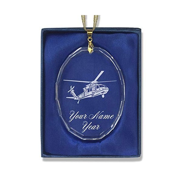 SkunkWerkz Christmas Helicopter Personalized Engraving