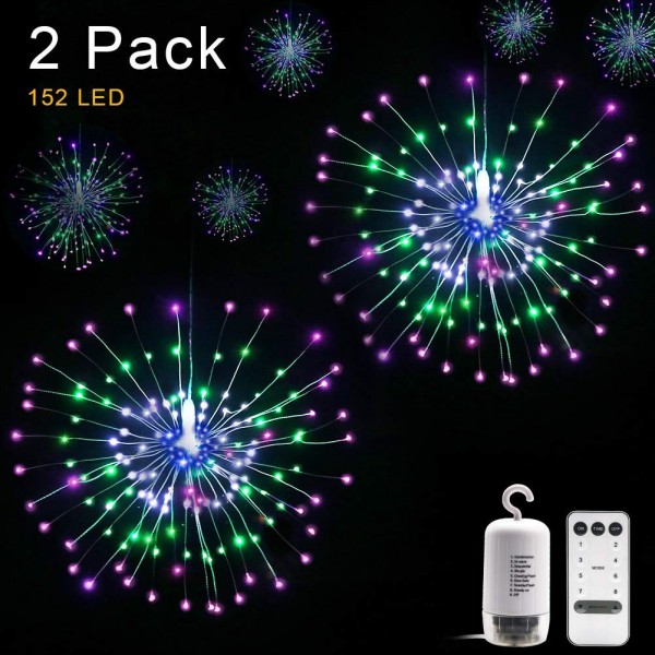 ZALALOVA Fireworks Colorful Starburst Christmas