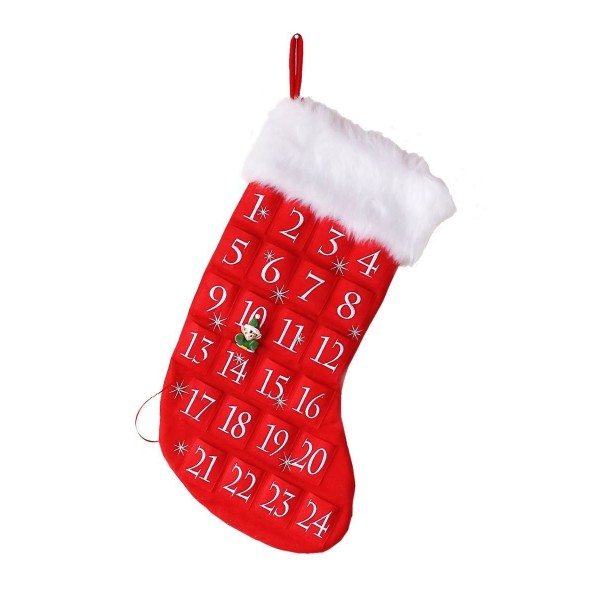 Tinsel Stocking Christmas Countdown Calender