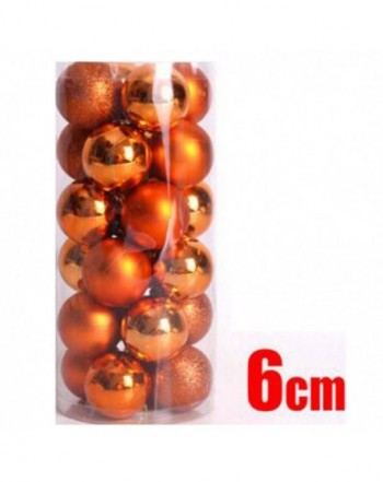 Saymequeen Multicolor Christmas Ornaments orange