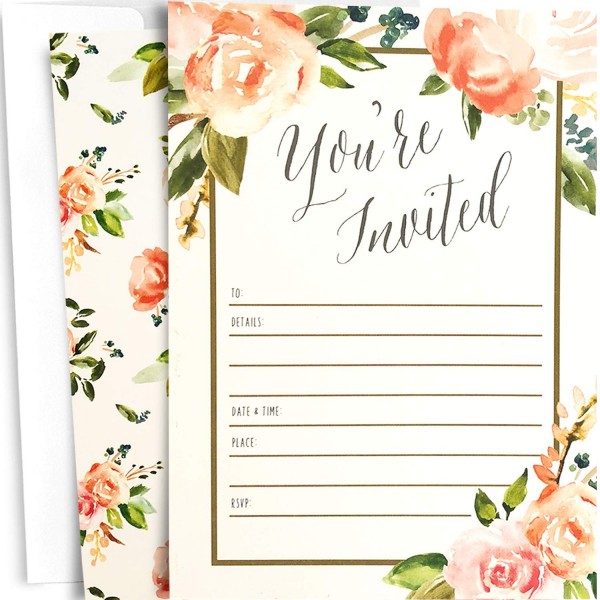 Invitations Envelopes Graduation Bachelorette Rehearsal